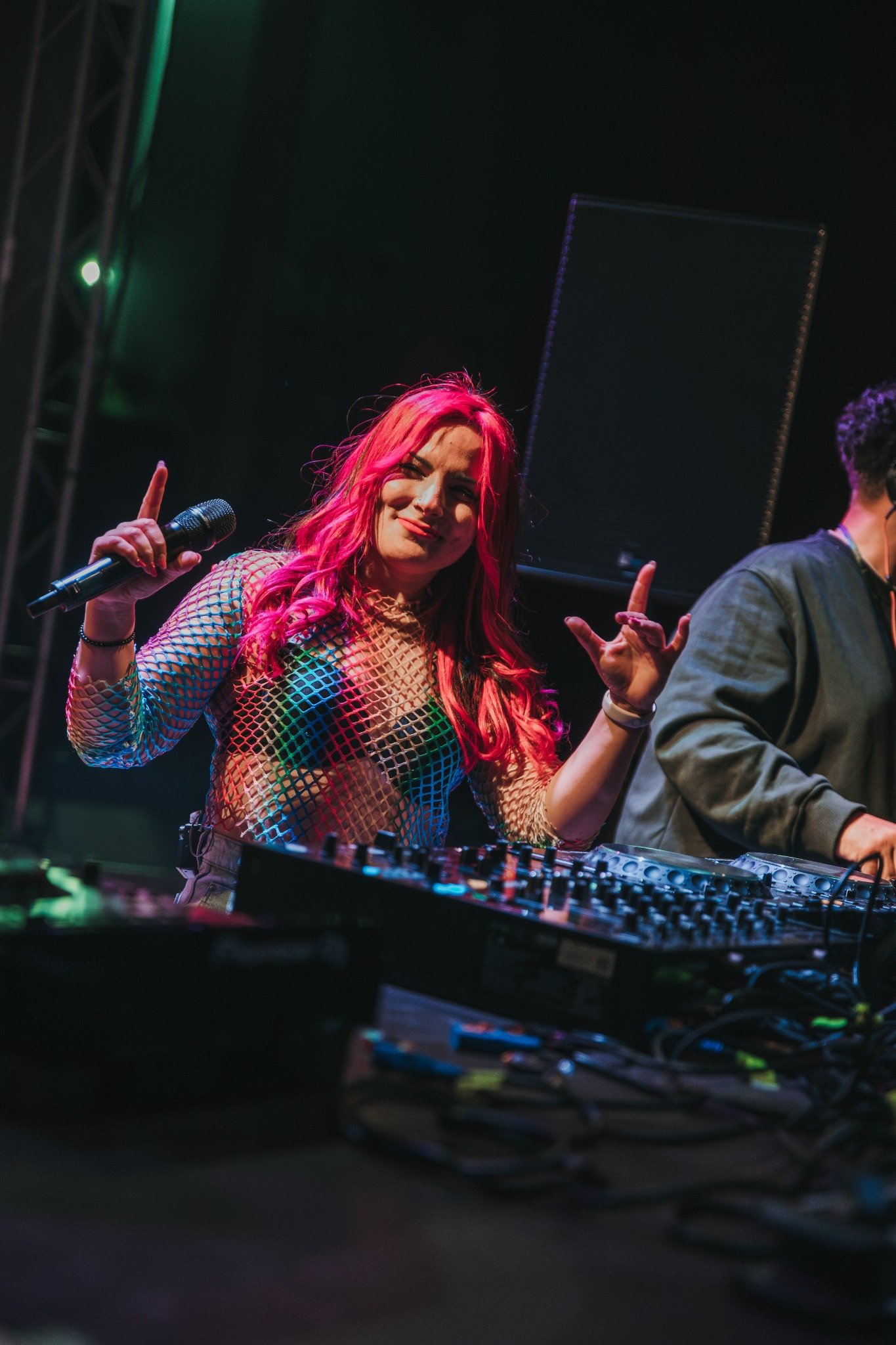 Criss en el escenario